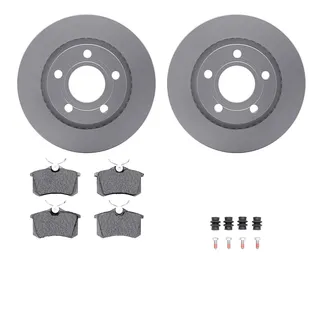 R1 Concepts WDTH1-74015 Brake Rotors - Carbon Coated W/ Euro Ceramic Pads & Hdw